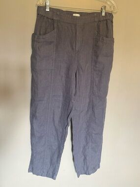 Cynthia Rowley 100% Linen Pull on Pants